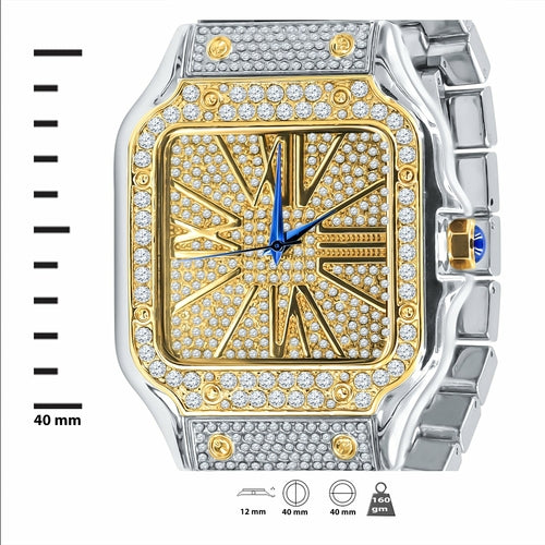 PRODIGIOUS STAINLESS STEEL CRYSTAL WATCH SET | 5307442