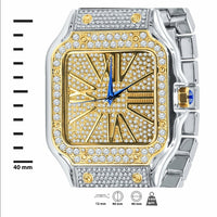 PRODIGIOUS STAINLESS STEEL CRYSTAL WATCH SET | 5307442