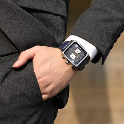 MEGIR 2022 Analogue Watch Men Top Brand Fashion Luxury Rectangle Quartz Military Watches Waterproof Luminous Leather Strap