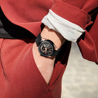 MEGIR Automatic Movement Mechanical Watches Men Luxury Fashion Leather Business Wristwatch Clock Big Dial Male Reloj Hombre