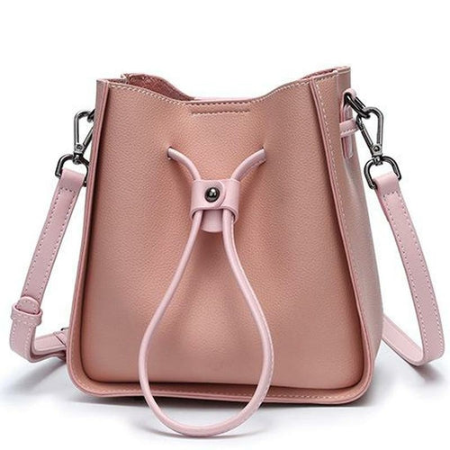 Handbags Purses Fashion Cowhide Bucket Handbag Tote bag Women's